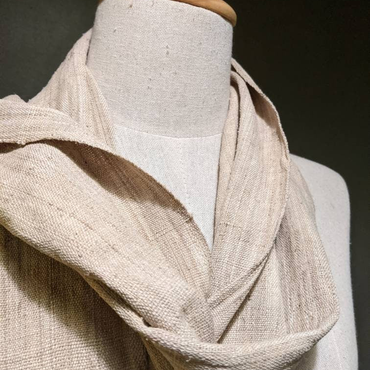 100% Pure Lotus Fiber Shawl 60”L x 12”W Small Size