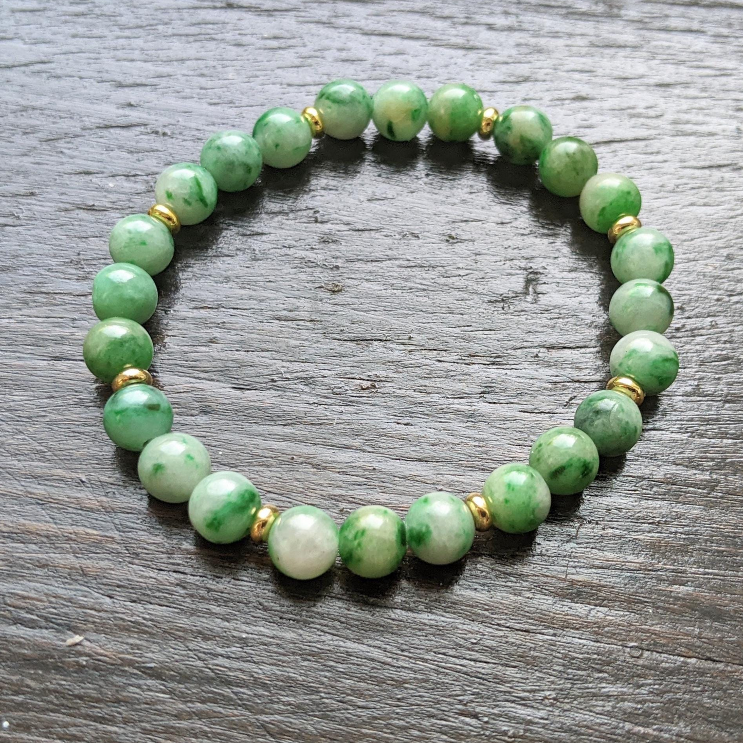 Hannah San Jade Bead Bracelet from hannahsan.com