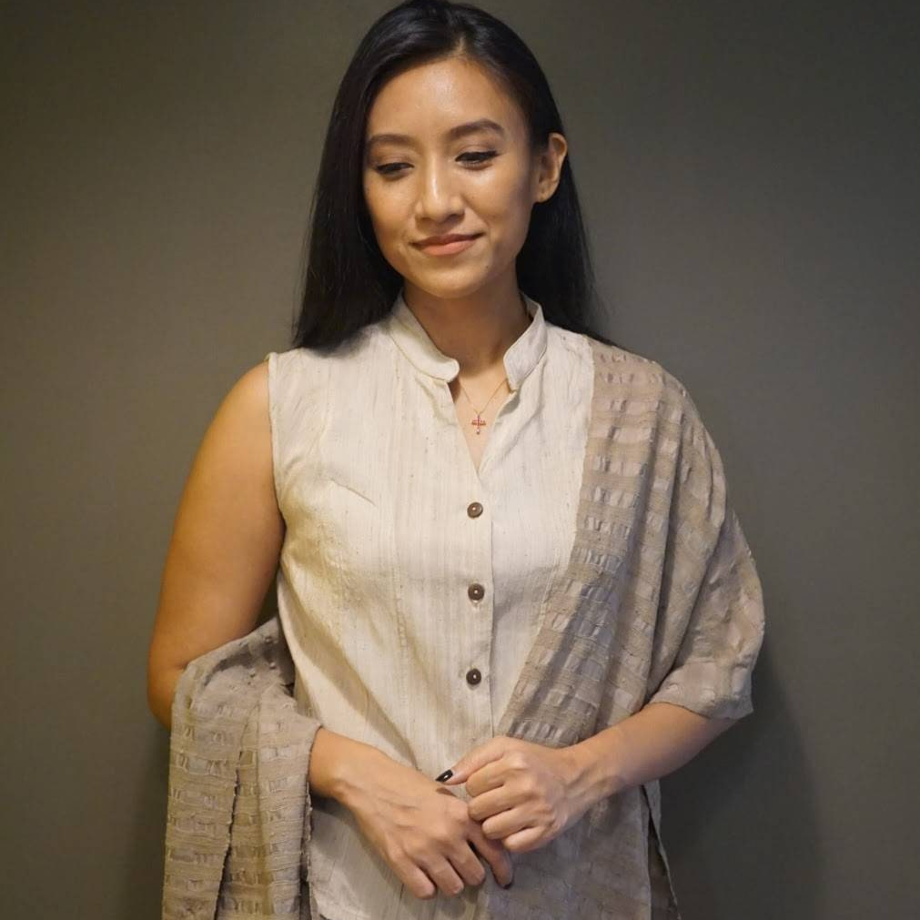 Lotus Fiber Silk Shawl 60”L x 17”W
