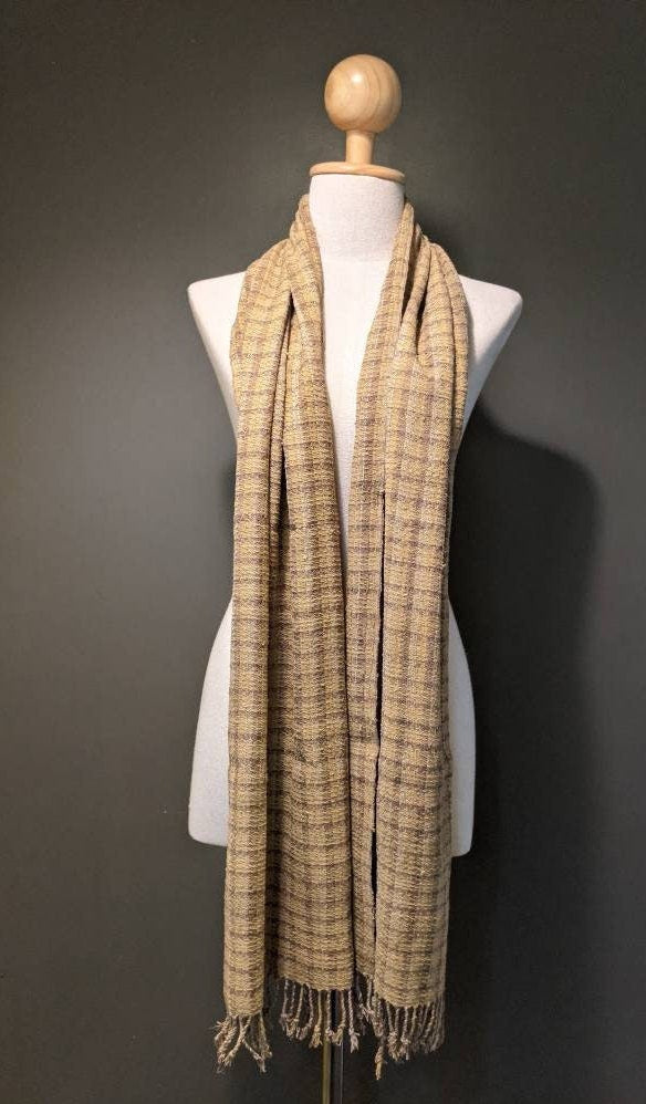 100% Pure Lotus Fiber Shawl 66”L x 18”W Medium Size